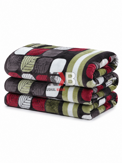 Flannel Fleece Blanket – Autumn Leaf