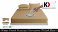 SlateCover Fitted Sheet – Waterproof Mattress Protector – Beige