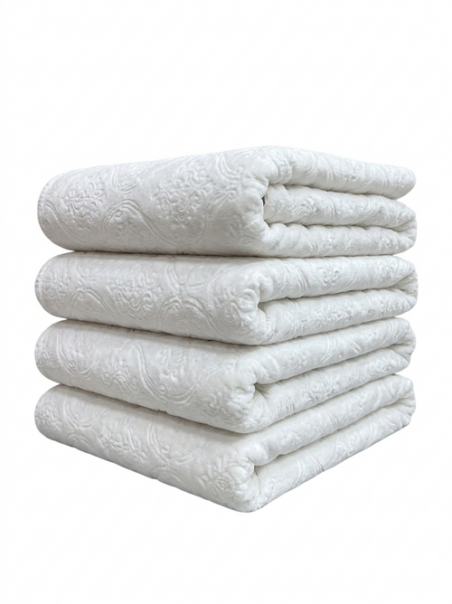 Embossed DBL White