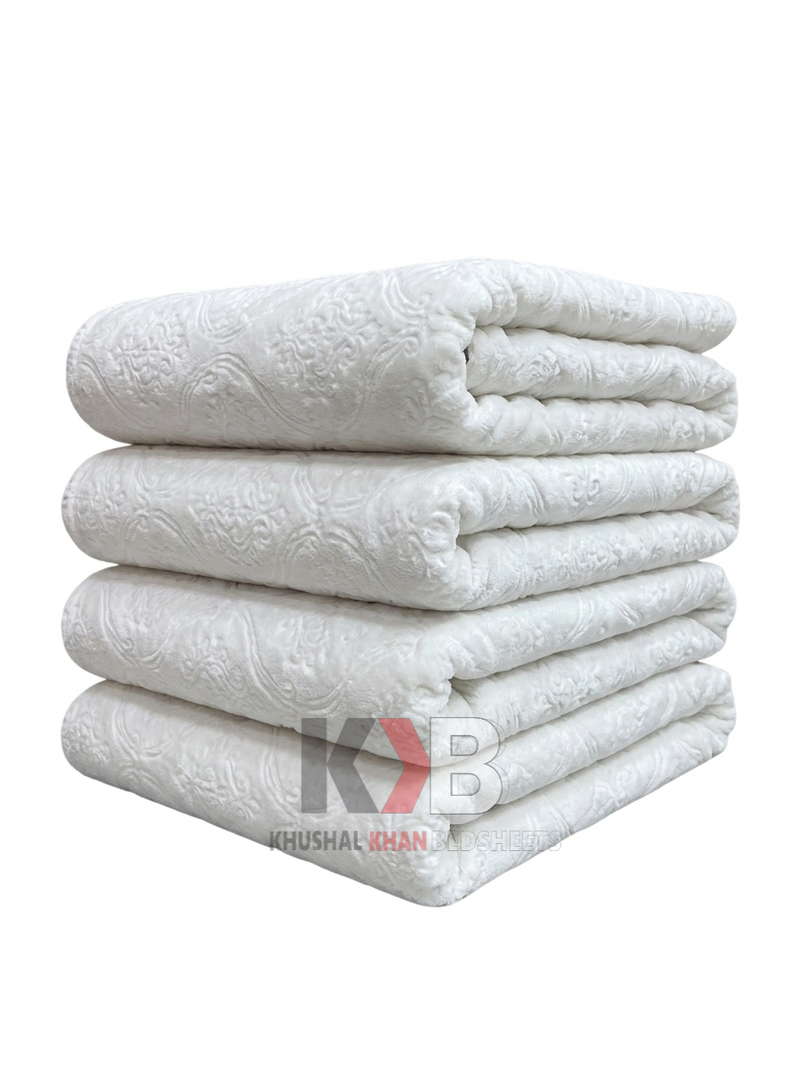 Embossed DBL White
