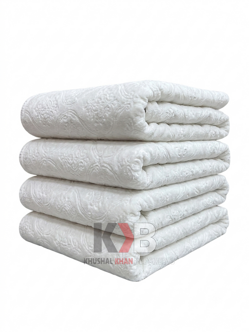 Embossed DBL White