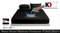 SlateCover Fitted Sheet – Waterproof Mattress Protector – Black