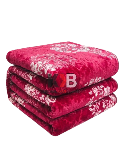 Flannel Fleece Blanket – Magenta Rose