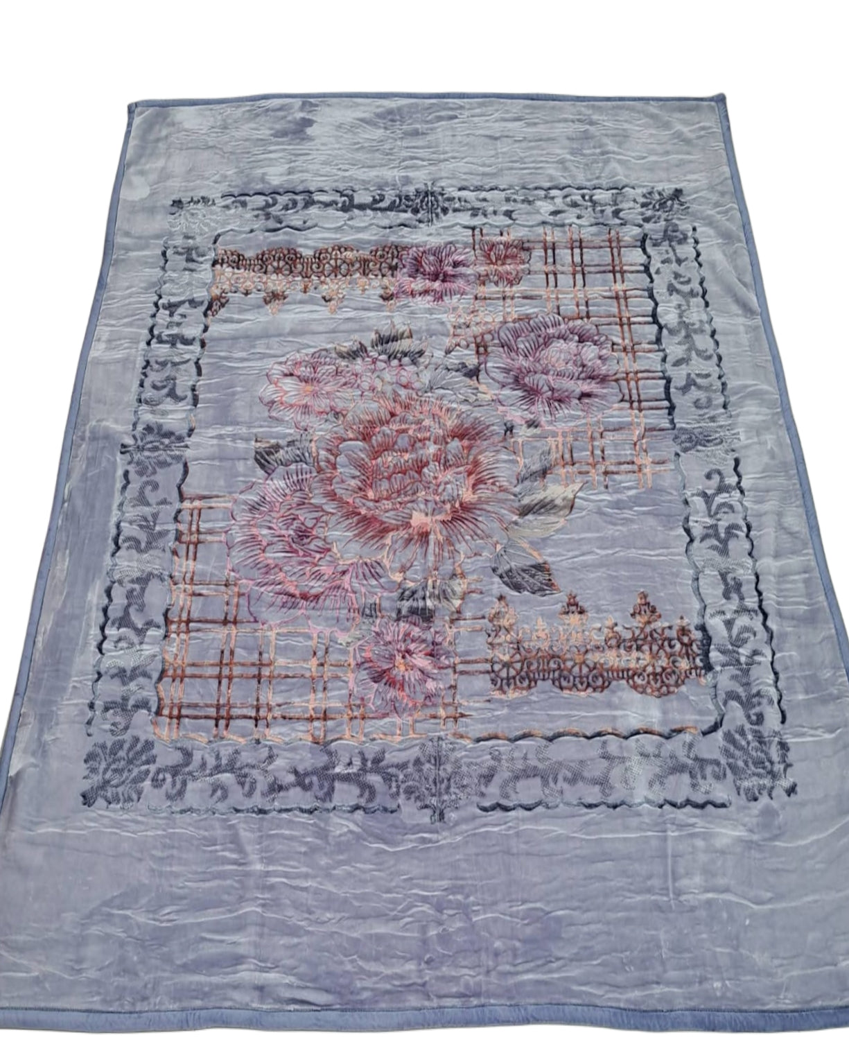 Soft Touch Steel Blue Blanket