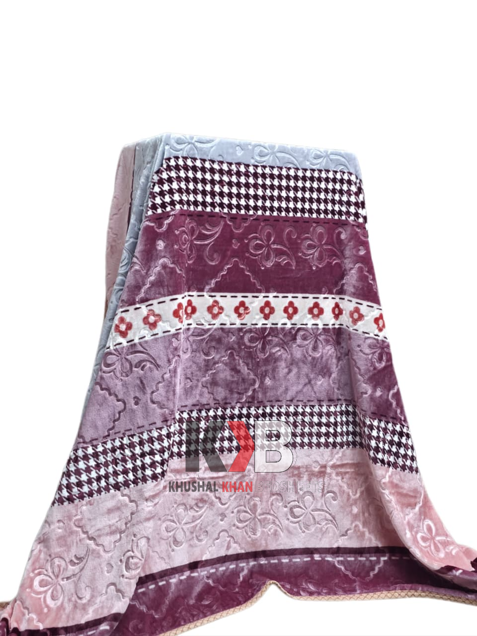 Flannel Fleece Blanket – Plum
