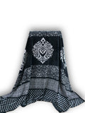 Jambo AC Blanket - Black & White Stripe