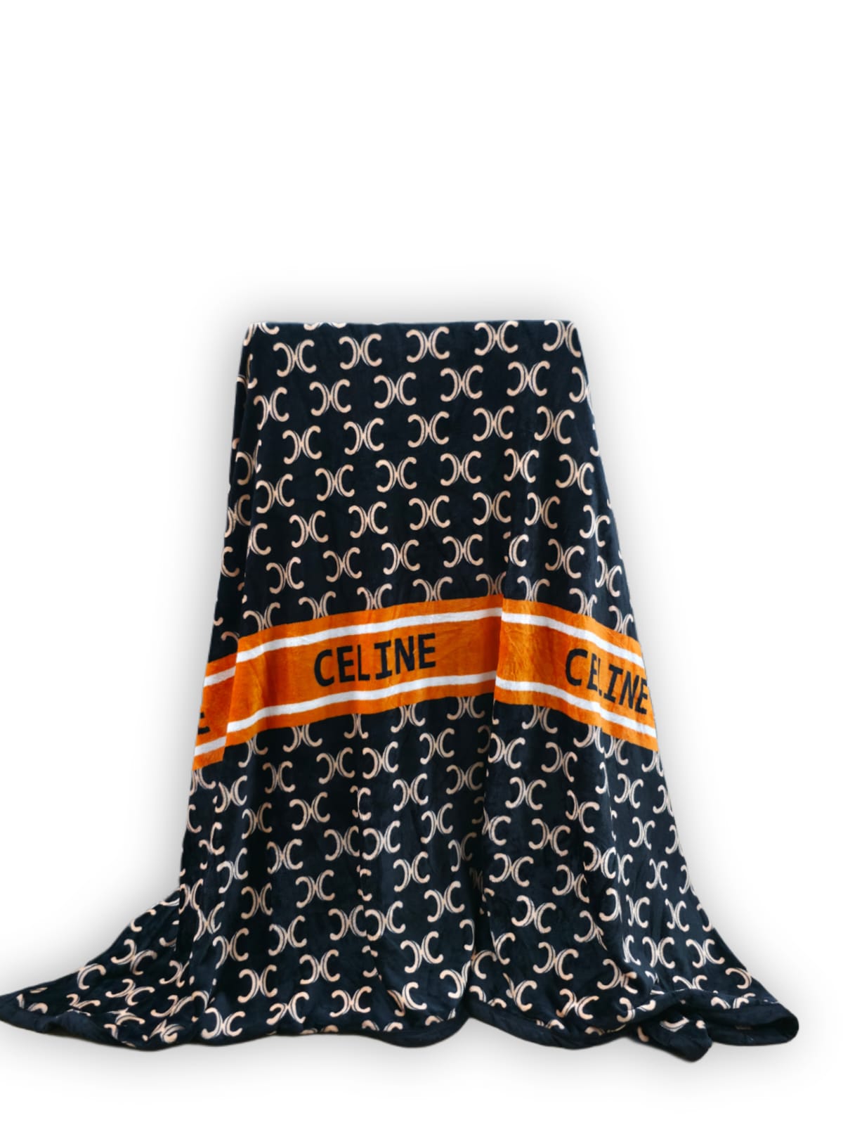 Jambo AC Blanket - Black & Orange