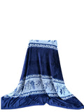 Jambo AC Blanket - Metallic Blue