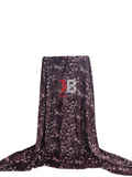 Popular Blanket Maroon Brown Animal Skin Print
