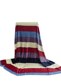 Popular Blanket Multicolor Rugby Stripe