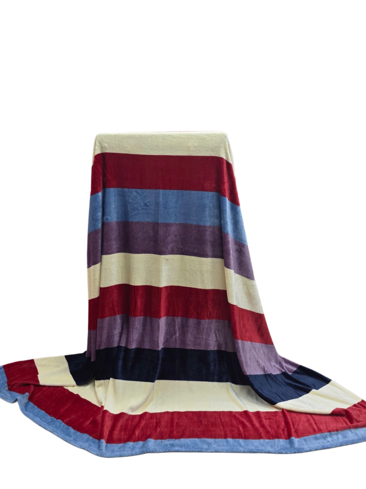 Popular Blanket Multicolor Rugby Stripe