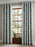 Pair of Digital Printed Curtains Green Shaded